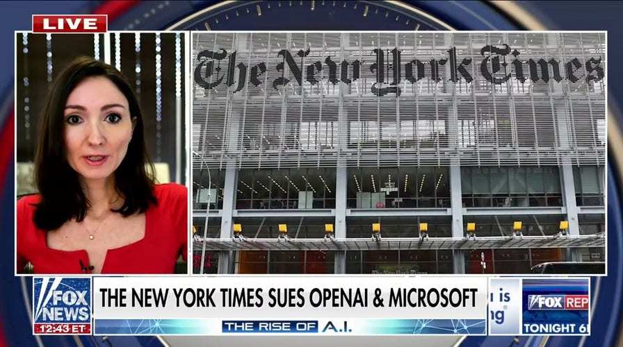 NY Times suing OpenAI, Microsoft over copyright