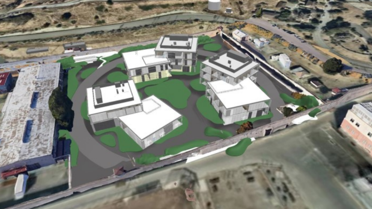 Pictured is a rendering of the San Quentin Rehabilitation Center