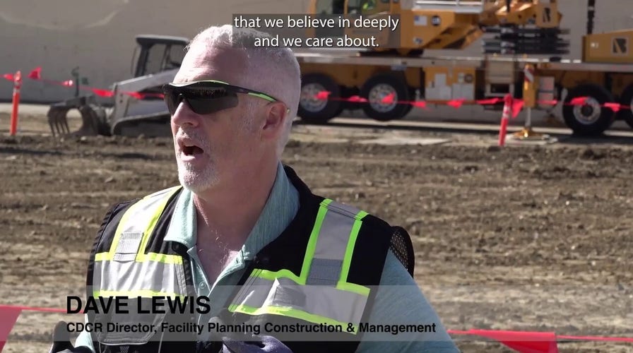 California construction workers tear down wall to make room for rehabilitation center