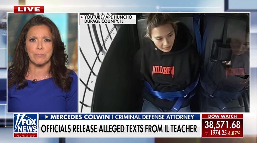 New bodycam footage released of Illinois teacher arrested for alleged inappropriate relationship with student