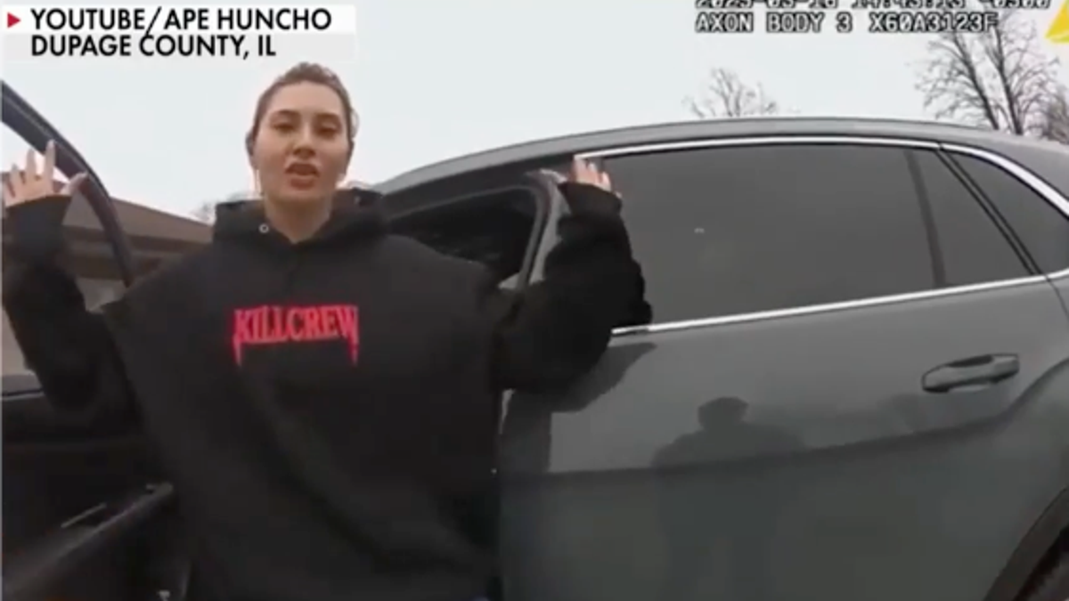 Christina Formella being arrested