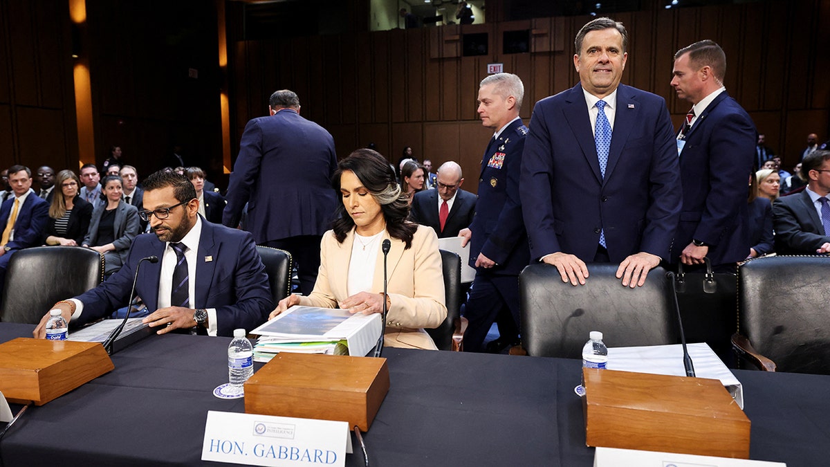Director of National Intelligence Tulsi Gabbard, CIA Director John Ratcliffe and FBI Director Kash Patel testify at Senate worldwide threats hearing