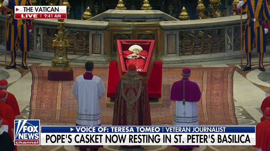 'Overwhelming' scene in St. Peter's Basilica as Pope Francis' casket arrives