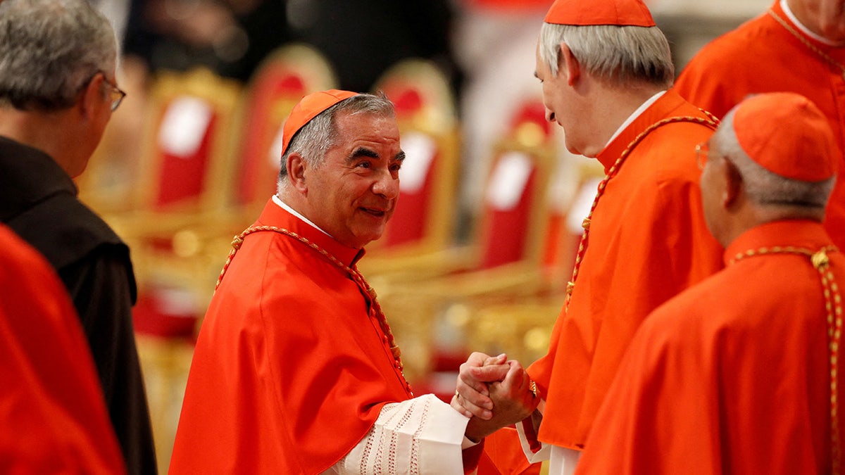Cardinal Angelo Becciu at the Vatican