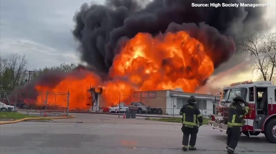 A Dolton business went up in flames in what authorities are investigating as a 'suspicious' incident