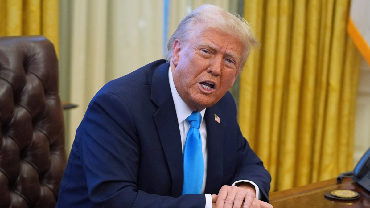 President Donald Trump closeup shot