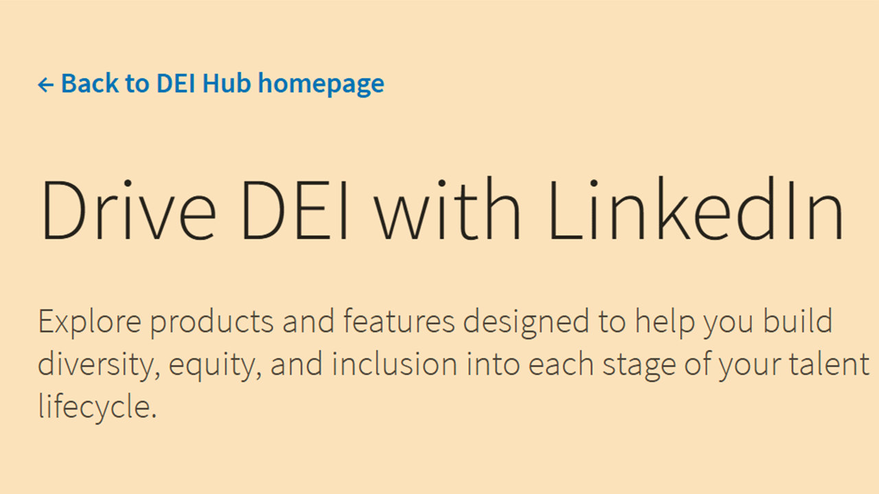 LinkedIn DEI services