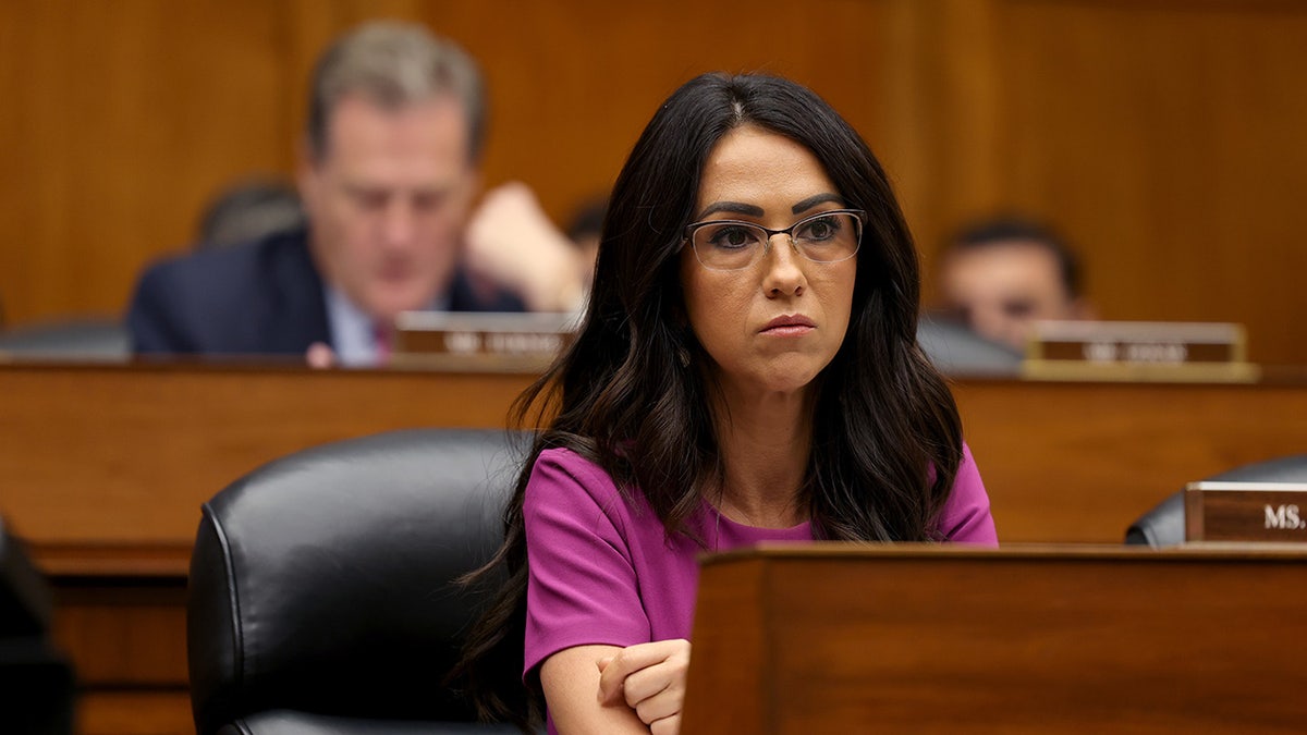 Representative Lauren Boebert during a House Oversight and Accountability Committee hearing