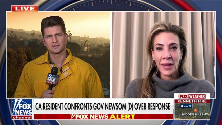 Pacific Palisades resident goes off on Newsom after emotional confrontation