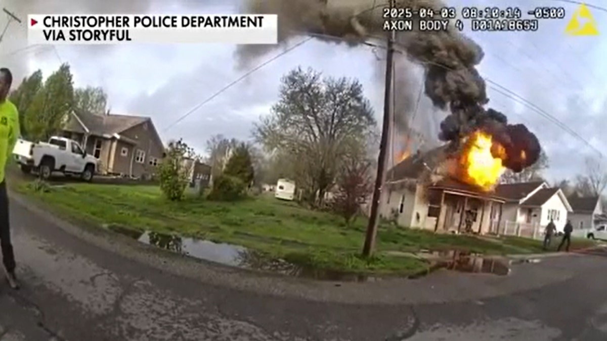 The Christopher home explodes