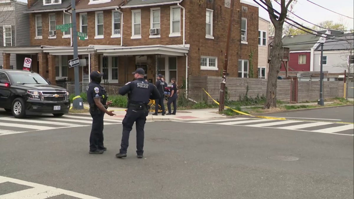 Police officers at scene