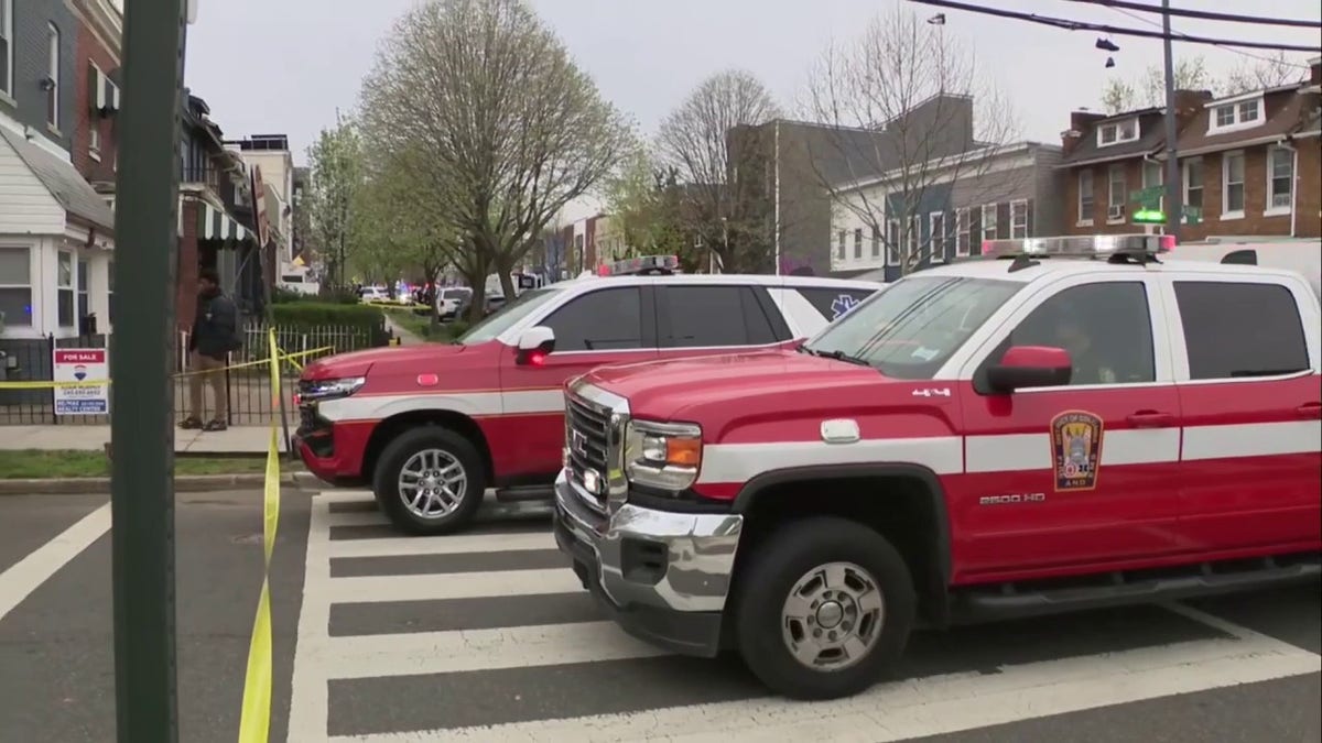 Emergency vehicles at scene