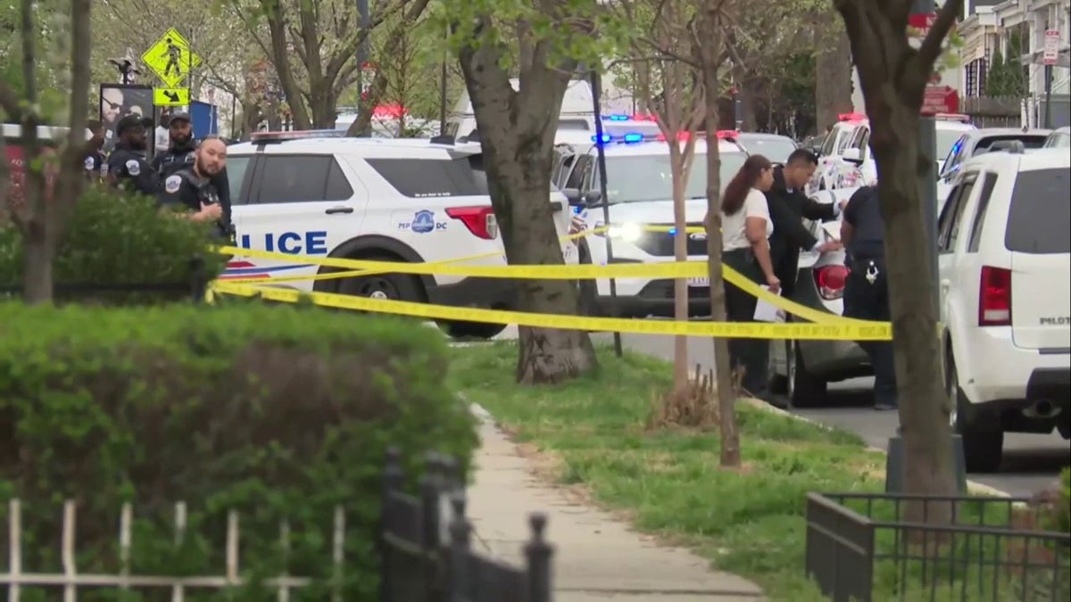 Yellow tape at scene