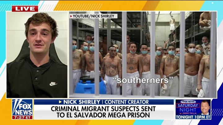 Content creator gets rare access inside El Salvador prison housing deported migrants