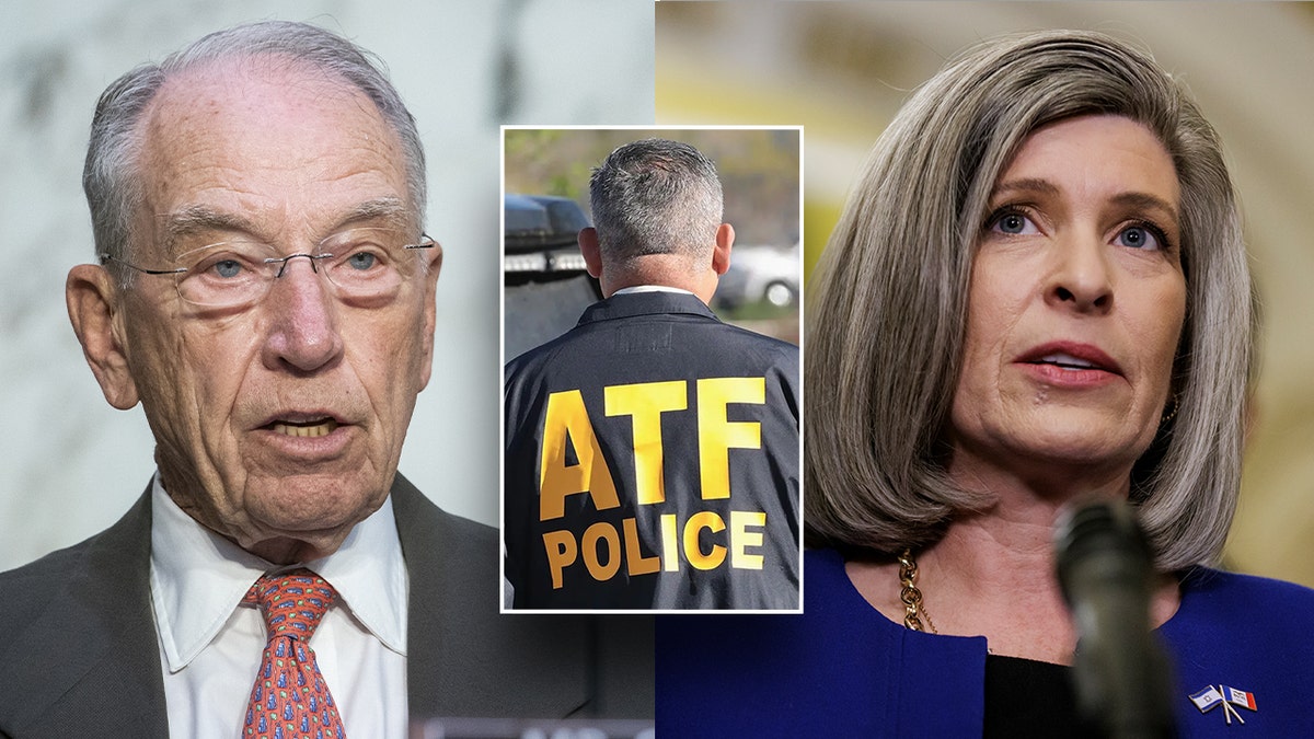 Grassley and Ernst main image, ATF agent inset