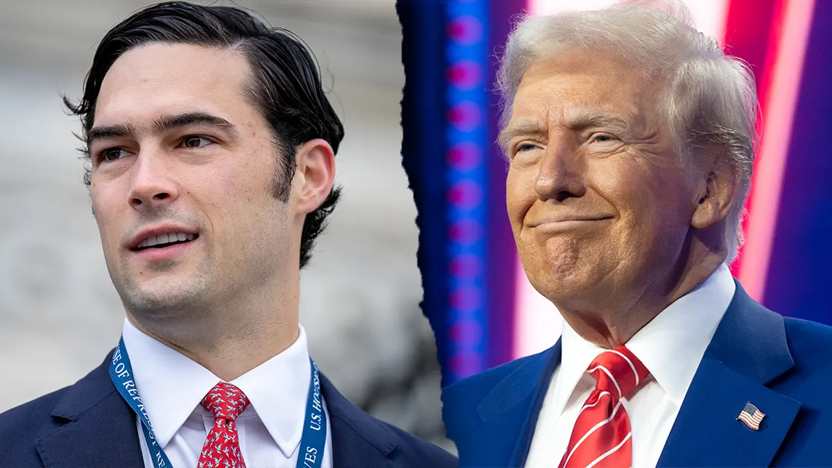 Brandon Gill and Donald Trump