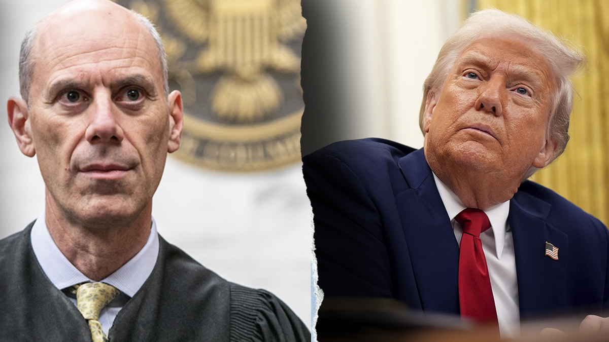 President Donald Trump and U.S. District Judge James Boasberg are seen in this side-by-side photo. Images by Getty.