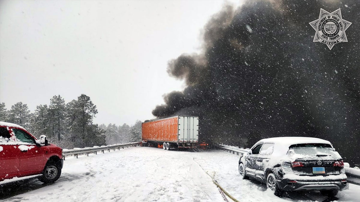 Multi-vehicle crash on Arizona Interstate