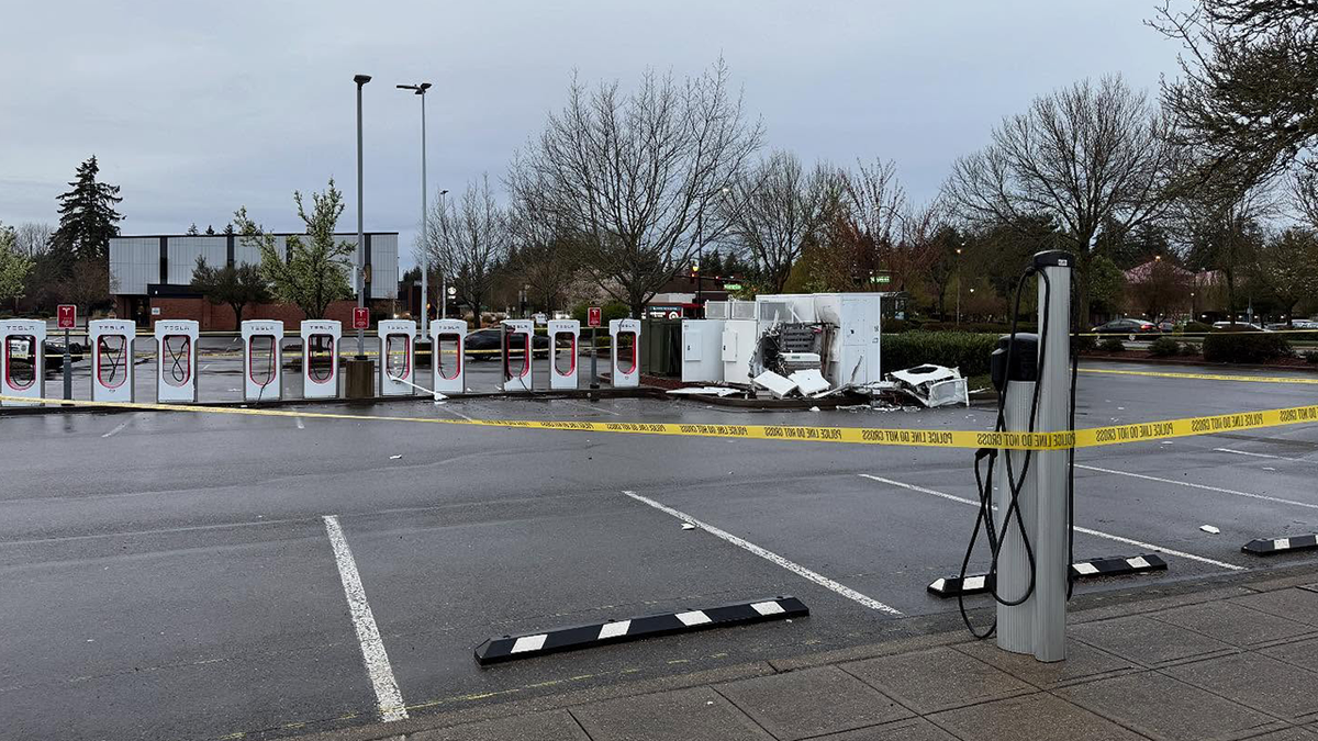 Tesla charging station