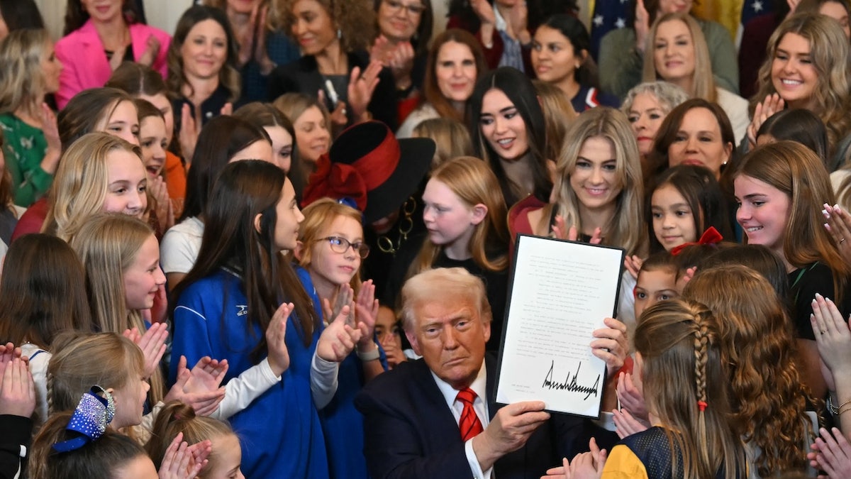Trump signs the No Men in Women's Sports Executive Order
