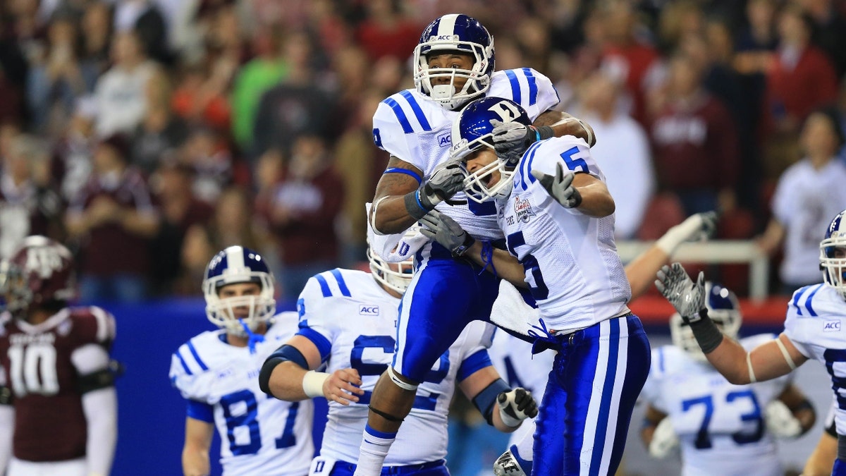 Duke football player Brandon Braxton