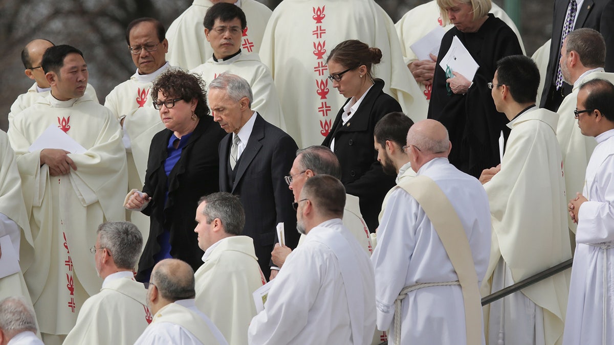 Sotomayor and Souter at Scalia funeral 