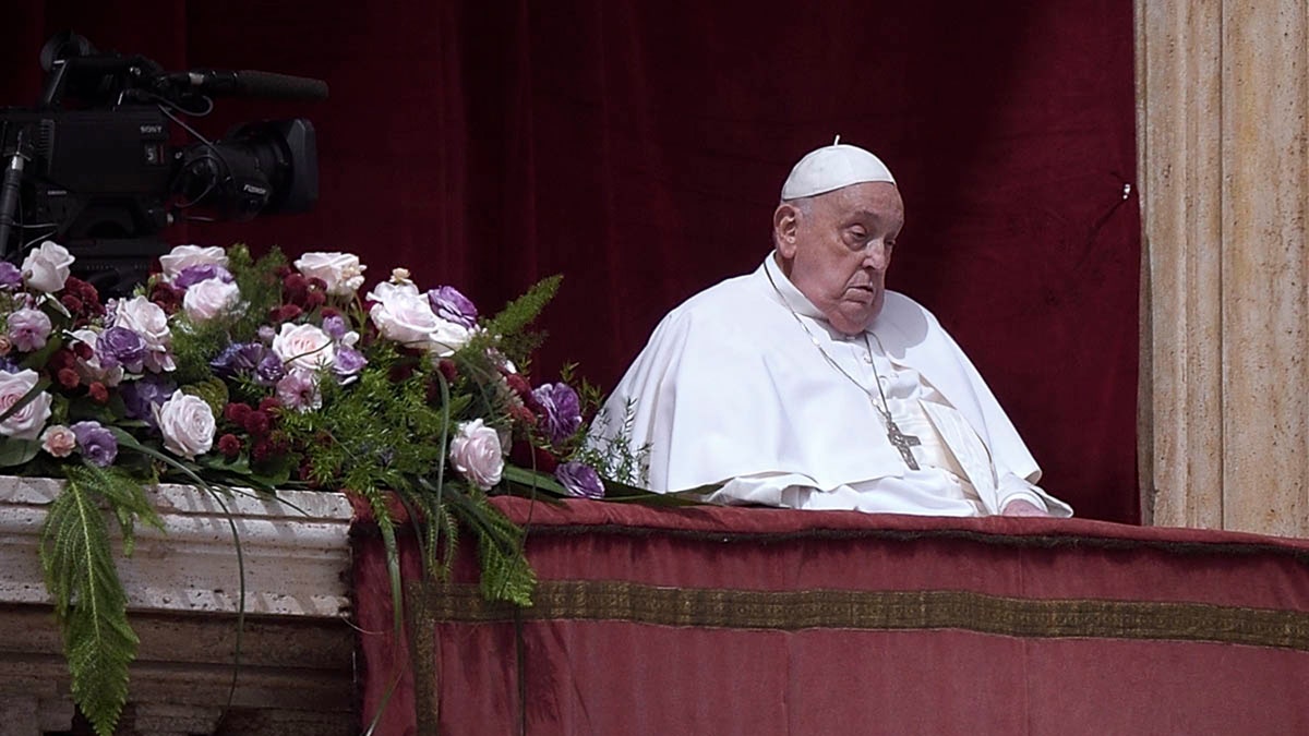 Pope Francis at Easter Mass