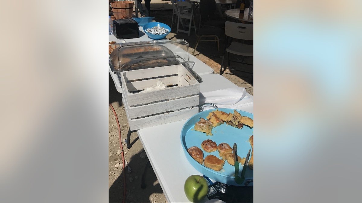 Unappetizing food served at Fyre Festival in 2017.