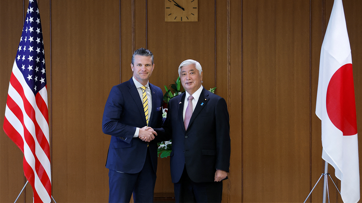Pete Hegseth and Gen Nakatani