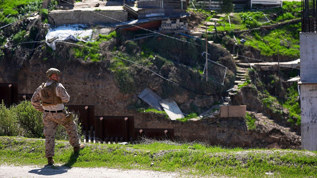 A Marine on the border