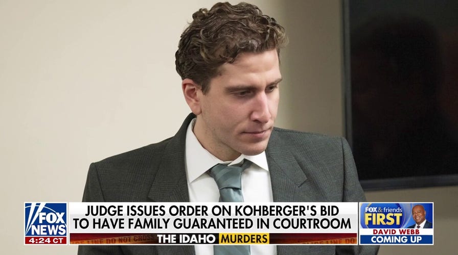 Judge issues order on Bryan Kohberger's request to have family in courtroom