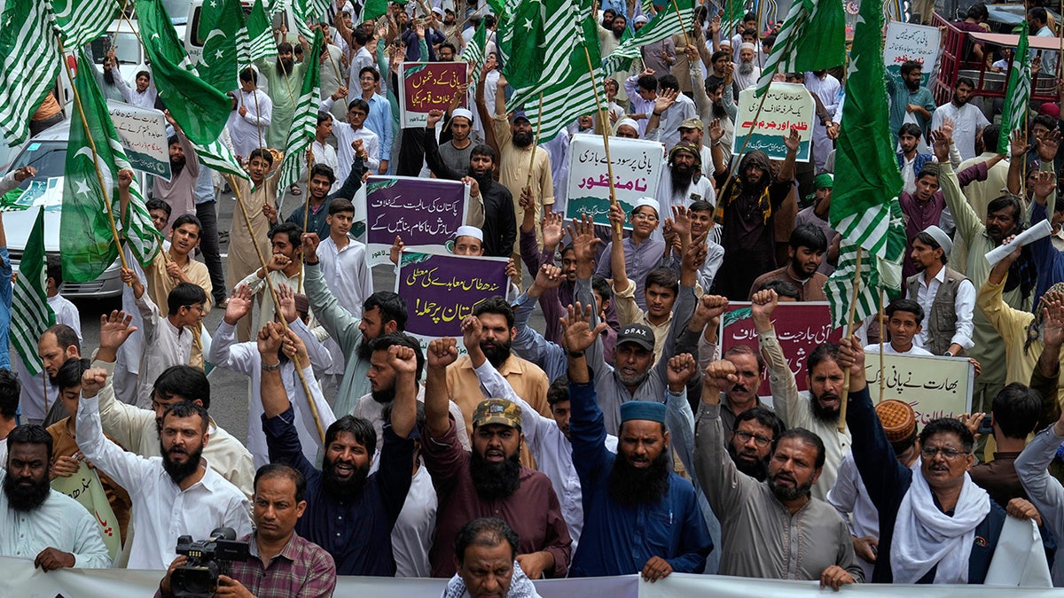 Protest in Pakistan following Kashmir attack