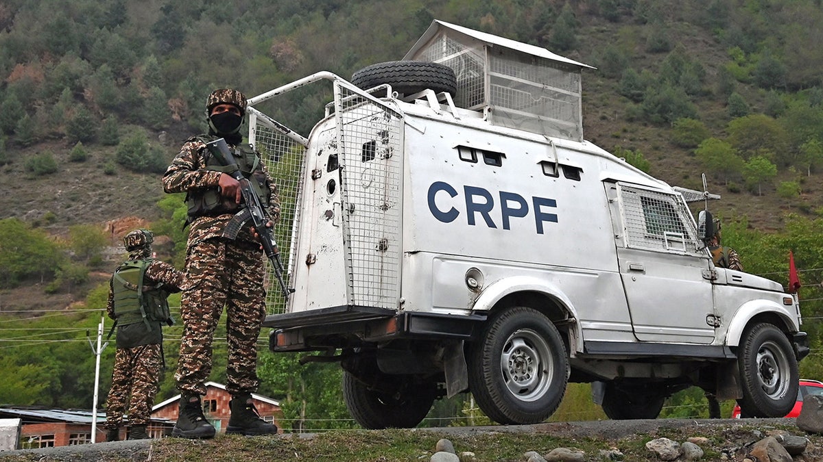 Paramilitary soldiers in India