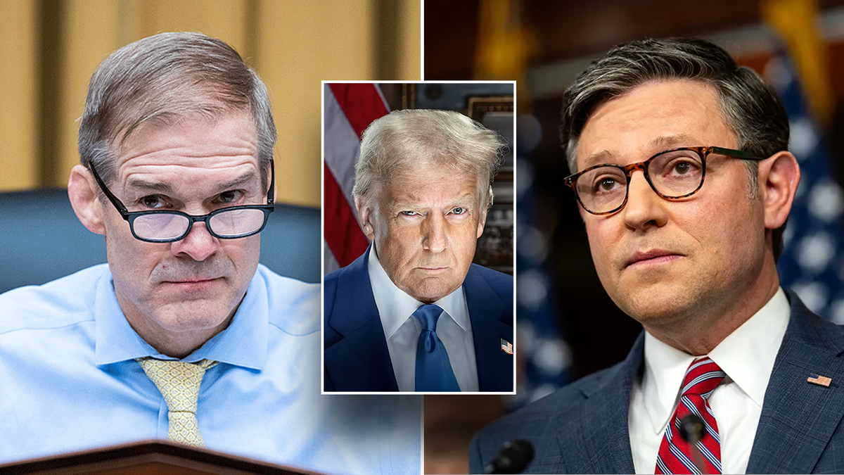 Jim Jordan and Mike Johnson and Donald Trump