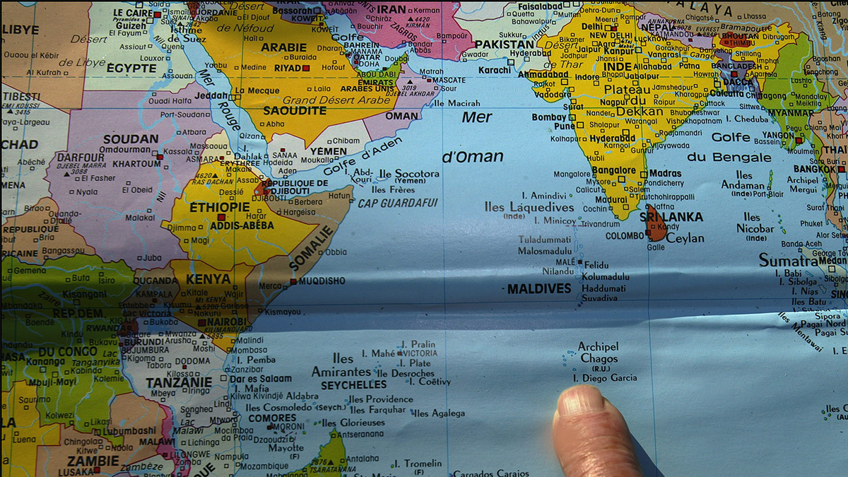 Map of Indian Ocean