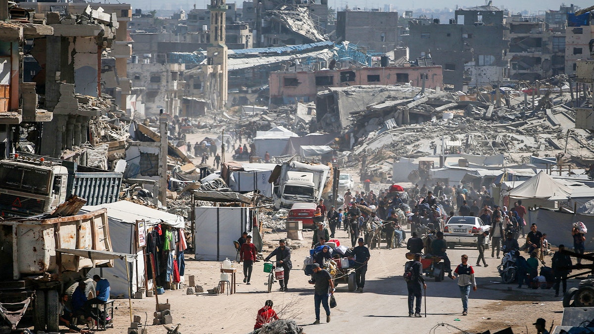 A view of Gaza on May 16, 2025