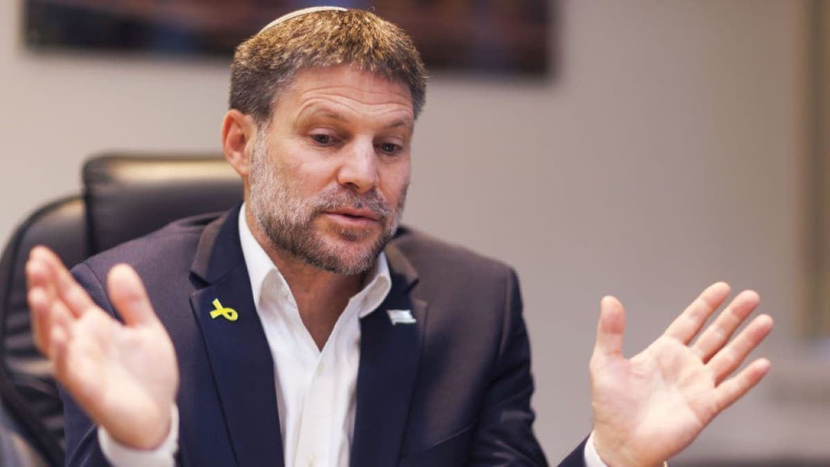 Bezalel Smotrich, Israel's finance minister, during an interview in Tel Aviv, Israel on Thursday, Dec. 5, 2024. Smotrich opposes the rebuilding of Lebanese villages along Israel's border and wants to prevent the Palestinian Authority from taking control of Gaza. Photographer: Kobi Wolf/Bloomberg via Getty Images