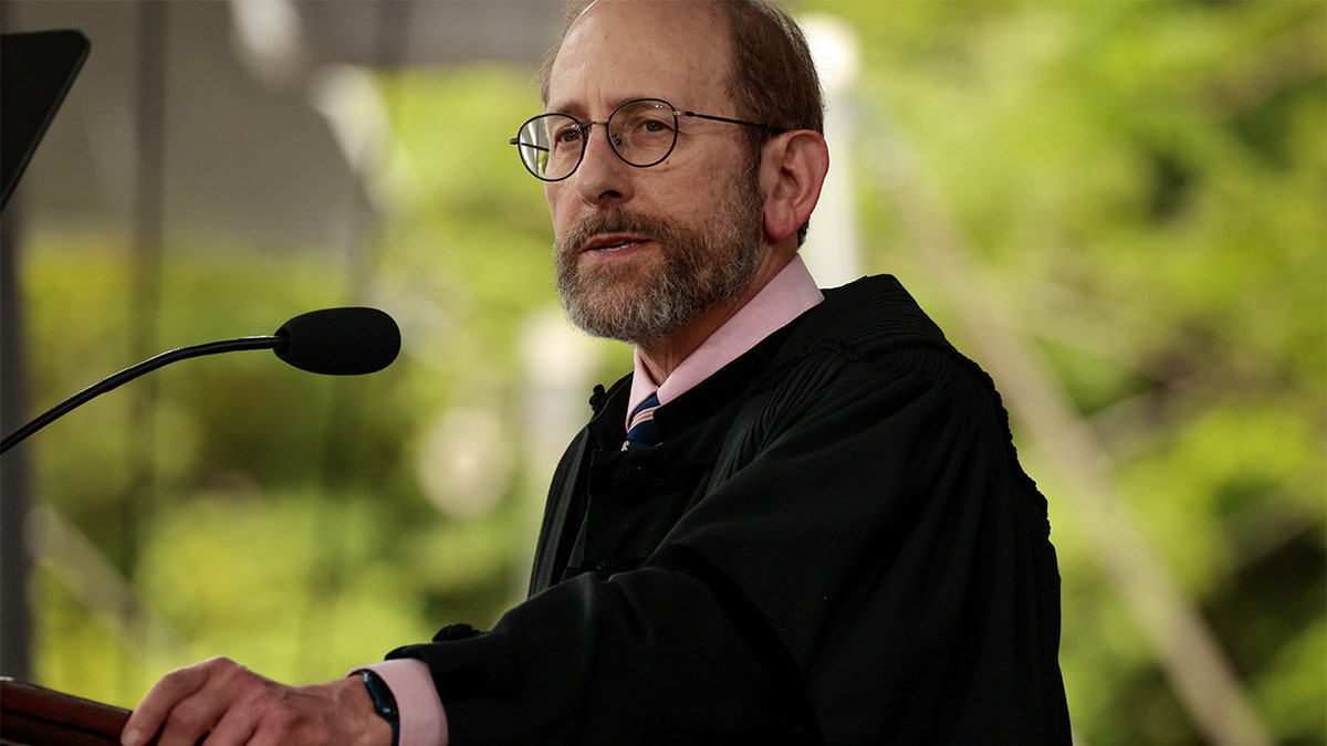 Harvard president Alan Garber