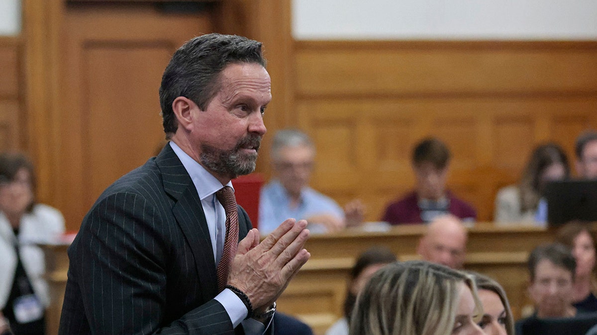 Karen Read's lawyer Alan Jackson in court at the retrial.