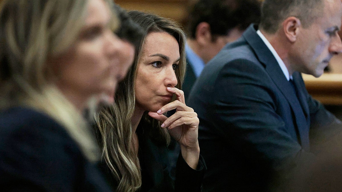 Karen Read in court during the retrail facing second-degree murder charges.