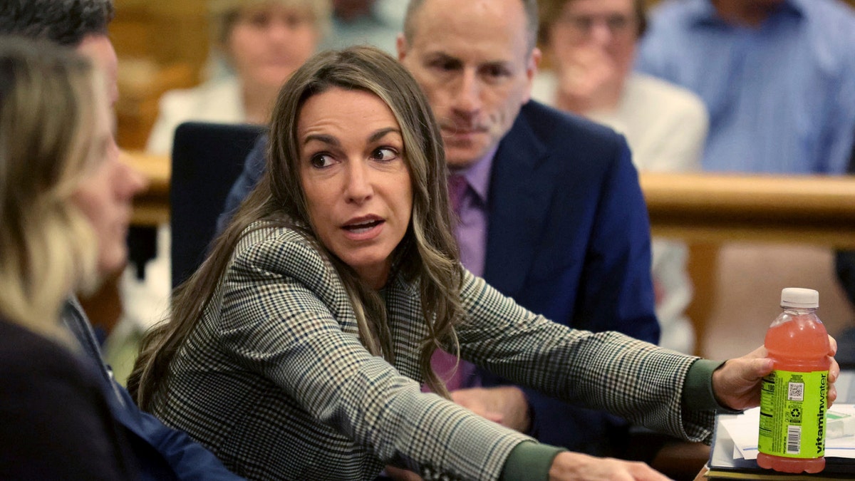 Karen Read in court at her retrial for the killing of John O'Keefe.