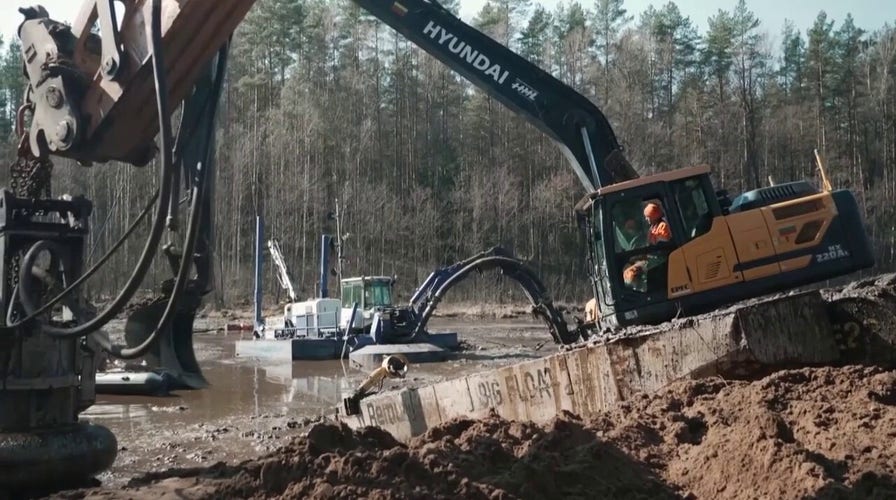US armored vehicle pulled out of Lithuanian swamp