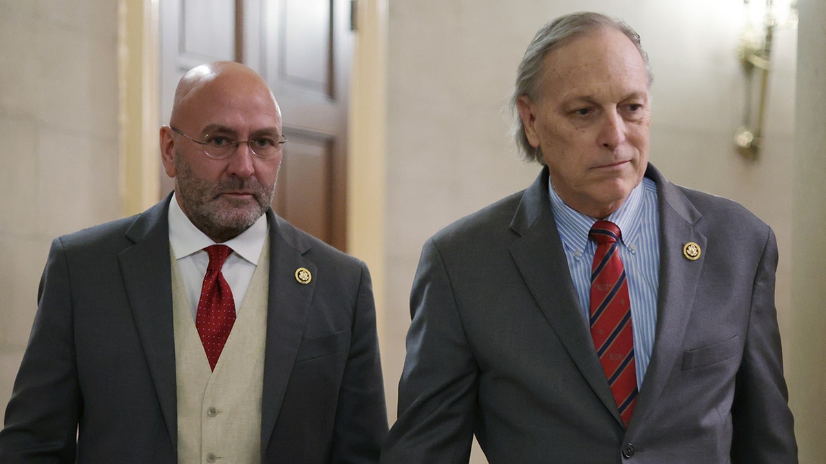 Reps. Clay Higgins and Andy Biggs at U.S. Capitol