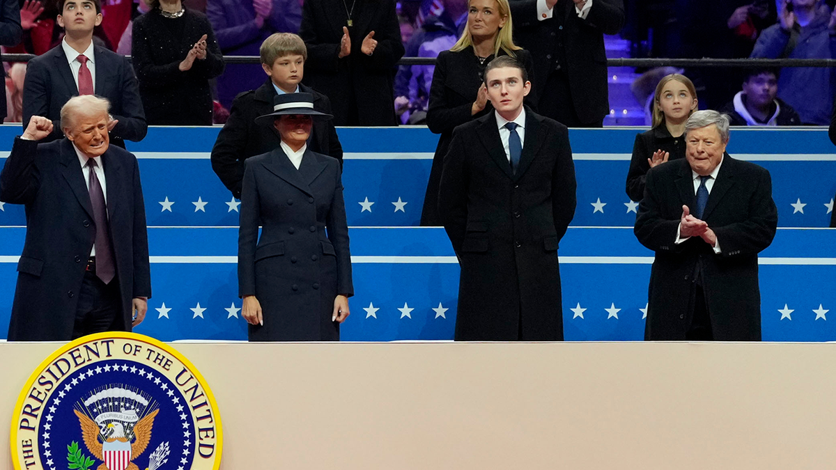 Trump family on inauguration day
