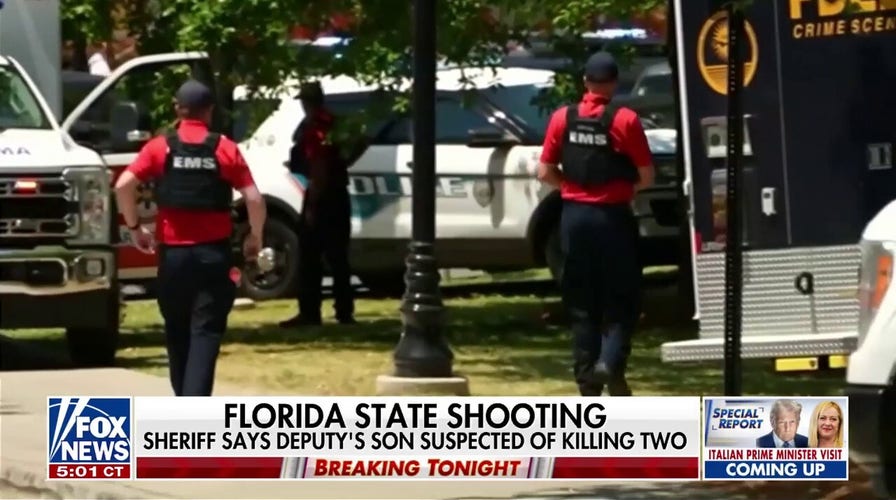 Sheriff says deputy's son suspected of killing two in Florida State campus shooting