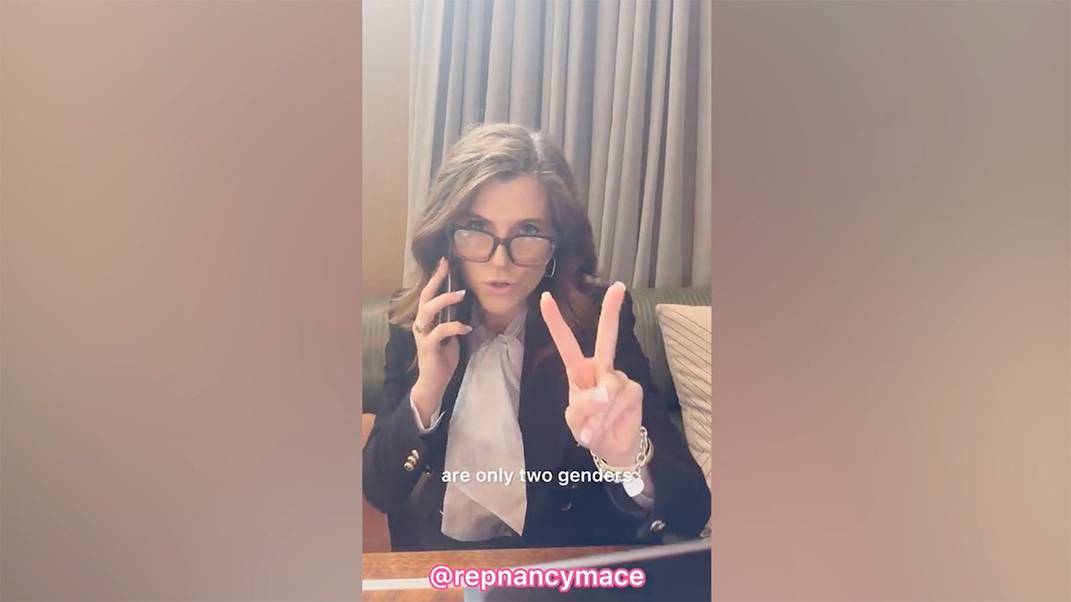 Rep. Nancy Mace (R-S.C.) posted to her X and Instagram pages Friday, firing back at Clemson University after a dropdown menu listing 15 genders was posted on the LibsofTikTok page.