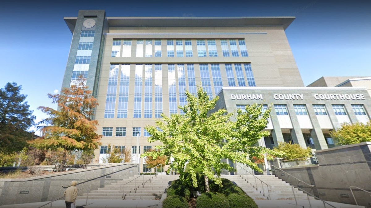 Street view of the Durham County Courthouse
