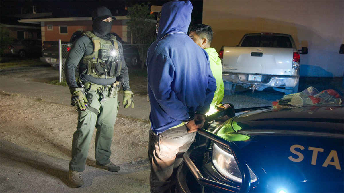 Authorities arrest an alleged illegal immigrant