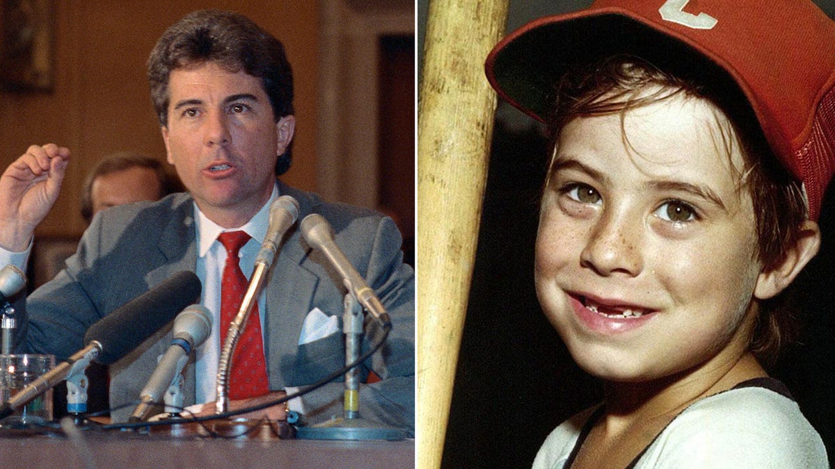 a split side-by-side photo of John Walsh and Adam Walsh