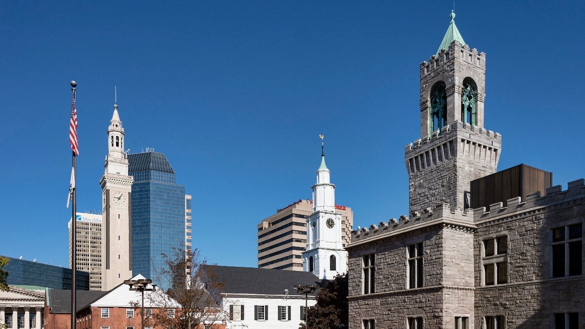 Downtown Springfield skyline. (Photo by John Greim/LightRocket via Getty Images)